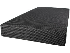 Kaarsgaren 2v1 Tencel prostěradlo a chránič 80x160cm černá mřížka