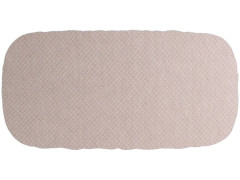 Kaarsgaren Nepromokavé Tencel prostěradlo do kočárku béžová mřížka