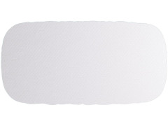 Kaarsgaren Nepromokavé Tencel prostěradlo do kočárku bílá mřížka