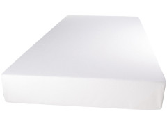 Kaarsgaren 2v1 Tencel prostěradlo a chránič 60x120cm bílá mřížka