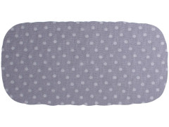 Kaarsgaren Nepromokavé Tencel prostěradlo do kočárku šedé puntíky