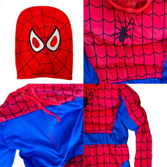 bHome Dětský kostým Svalnatý Spiderman 122-134 L
