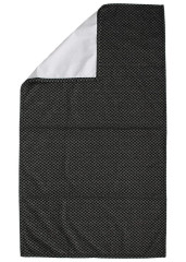 Kaarsgaren Přebalovací podložka Tencel černá mřížka 48 x 80 cm