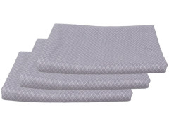 Kaarsgaren 3 ks Přebalovací podložka Tencel šedá mřížka 48 x 80 cm