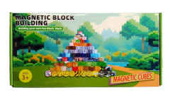 Toybit Magnetická stavebnice Minecraft Stromy a vodopád s postavičkou 101ks