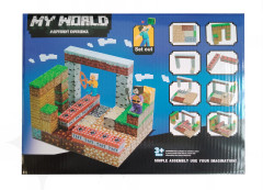 Toybit Magnetická stavebnice Minecraft TNT world 100ks