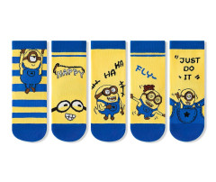 Snugs Dětské ponožky Mimoni 3-5 let 5ks