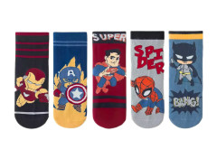 Snugs Dětské ponožky Avengers 3-5 let 5 párů