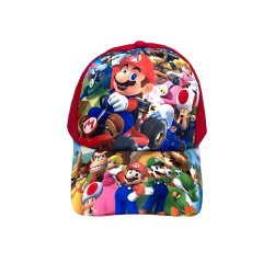 Snugs Dětská kšiltovka Super Mario s potiskem M/L