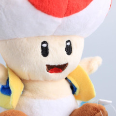 Plush Plyšová hračka Super Mario Toad cervena houba 17cm