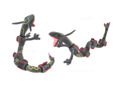 Plush Plyšová hračka Pokémon Rayquaza šedý ohebný 80cm