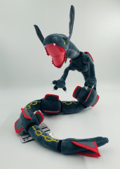 Plush Plyšová hračka Pokémon Rayquaza šedý ohebný 80cm