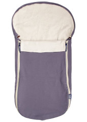 Kaarsgaren Letní fusak z bio bavlny do kočárku i autosedačky – šedá barva