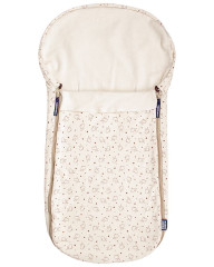 Kaarsgaren Letní fusak z bio bavlny do kočárku i autosedačky – motiv králíčků