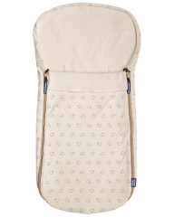 Kaarsgaren Letní fusak z bio bavlny do kočárku i autosedačky – motiv beránků