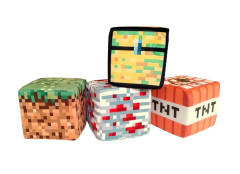 Plush Pěnová kostka Minecraft blok Tráva 20cm