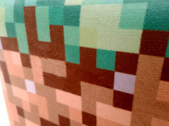 Plush Pěnová kostka Minecraft blok Tráva 20cm