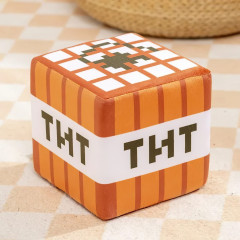 Plush Pěnová kostka Minecraft blok TNT 20cm