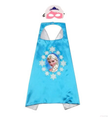 FunCo Dětský karnevalový převlek Frozen Elsa s vločkami 2v1