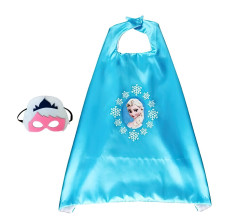 FunCo Dětský karnevalový převlek Frozen Elsa s vločkami 2v1