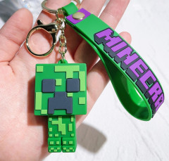 Bagito Dětská klíčenka Minecraft Creeper s poutkem a karabinou 22cm