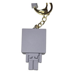 Bagito Dětská klíčenka Minecraft Skeleton s poutkem a karabinou 22cm