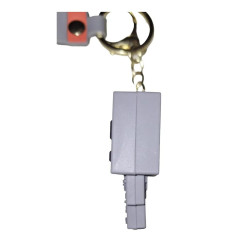 Bagito Dětská klíčenka Minecraft Skeleton s poutkem a karabinou 22cm