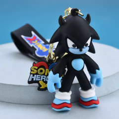 Bagito Dětská klíčenka Ježek Sonic Shadow s poutkem a karabinou 22cm