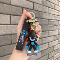 Bagito Dětská klíčenka Ježek Sonic Shadow s poutkem a karabinou 22cm