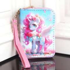 Bagito Dětská peněženka Jendorožec s poutkem a karabinou