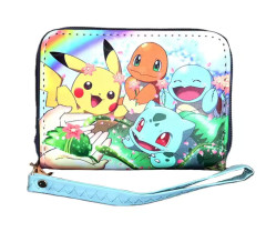 Bagito Dětská peněženka Pokémon s poutkem a karabinou