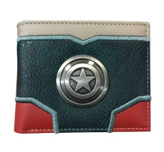 Bagito Peněženka Avengers Kapitán Amerika s kovovým znakem
