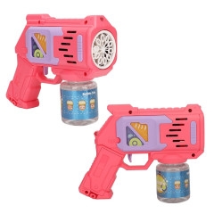 bHome Automatická pistole na bubliny růžová s náplní