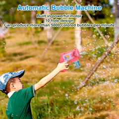 bHome Automatická pistole na bubliny růžová s náplní