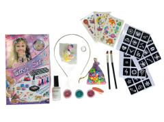 Toybit Sada tetování Glitter se šperky a nálepkami 18ks