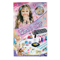 Toybit Sada tetování Glitter se šperky a nálepkami 18ks