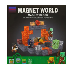 Toybit Magnetická stavebnice Minecraft Danger svítící 101ks