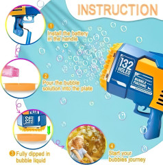 bHome Maxi bublifuková pistole 132 bublin