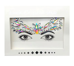 FunCo Samolepící maska na oči Kamínky křišťál