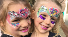 FunCo Samolepící maska na oči Kamínky křišťál