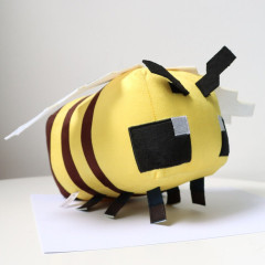 Plush Plyšová hračka Minecraft Včelka pixel 18cm