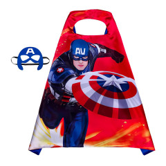 FunCo Dětský karnevalový převlek Superhrdina Kapitán Amerika 2v1
