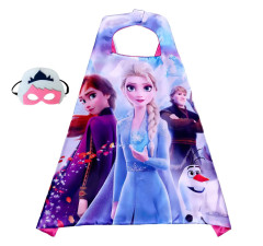 FunCo Dětský karnevalový převlek Frozen Elsa a Anna Friends 2v1