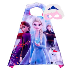 FunCo Dětský karnevalový převlek Frozen Elsa a Anna Friends 2v1