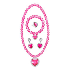 FunCo Anna Frozen Velká sada doplňků s copánkem a šperky 9v1