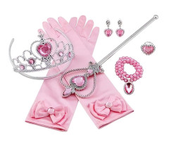 FunCo Velká sada doplňků pro princeznu s korunkou 9v1