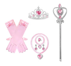 FunCo Velká sada doplňků pro princeznu s korunkou 9v1