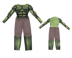 FunCo Dětský kostým Svalnatý Hulk s maskou 110-122 M
