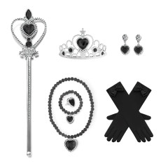 FunCo Wednesday Velká sada doplňků s rukavicemi a šperky 9v1