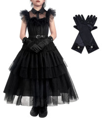 FunCo Wednesday Velká sada doplňků s rukavicemi a šperky 9v1